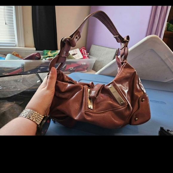 Jessica Simpson mauve purse - Picture 1 of 3